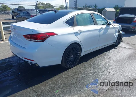 2017 Genesis G80 3.8 из США, поврежденный, VIN KMHGN4JE4HU205886